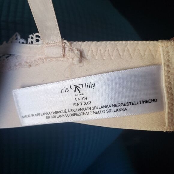 5/$25 Iris & Lilly lace bow bralette size small - Picture 6 of 6